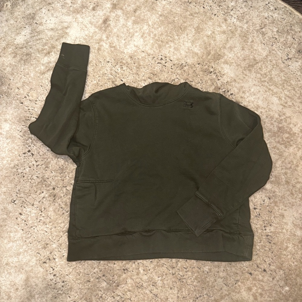 Under Armor olive hoodie